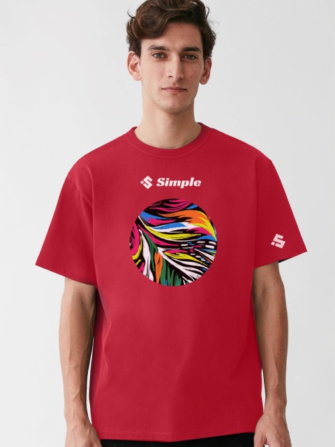 Koszulka męska Watermelon Biała Regular od Simple