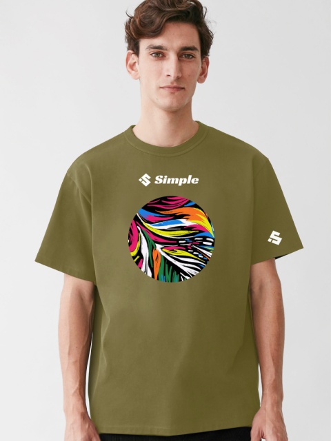 Koszulka męska Watermelon Biała Regular od Simple