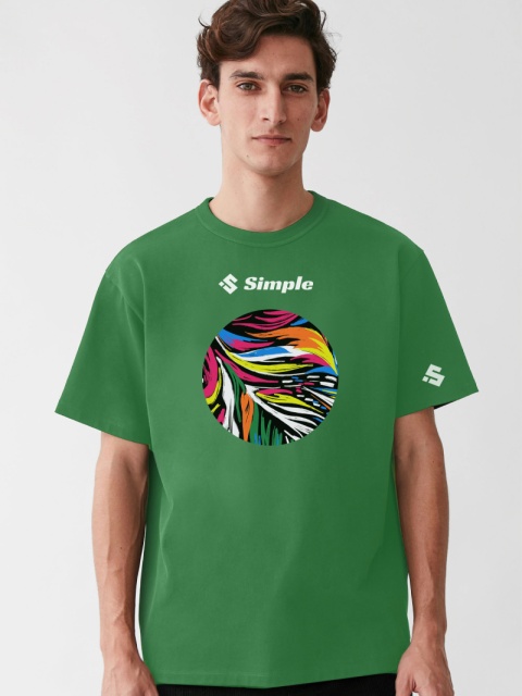 Koszulka męska Watermelon Biała Regular od Simple