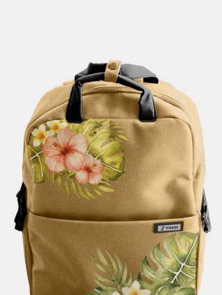 Plecak Pako, Blooming Hawaii Beige 18L