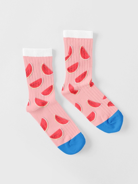 Skarpetki Pink Watermelon