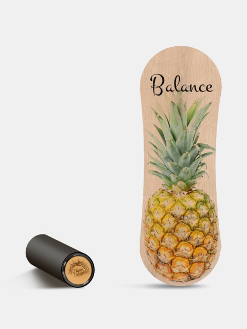 Trickboard L Pineapple z czarnym wałkiem, do balansownia