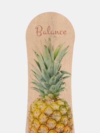 Trickboard L Pineapple z czarnym wałkiem, do balansownia